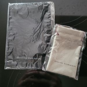 David Yurman dust bag and cleaning cloth